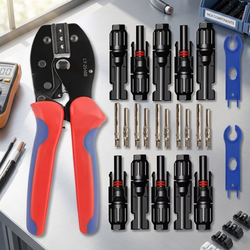 Mc4 Crimping Tool - LY-2546B Narzędzie do zaciskania przewodów fotowoltaicznych