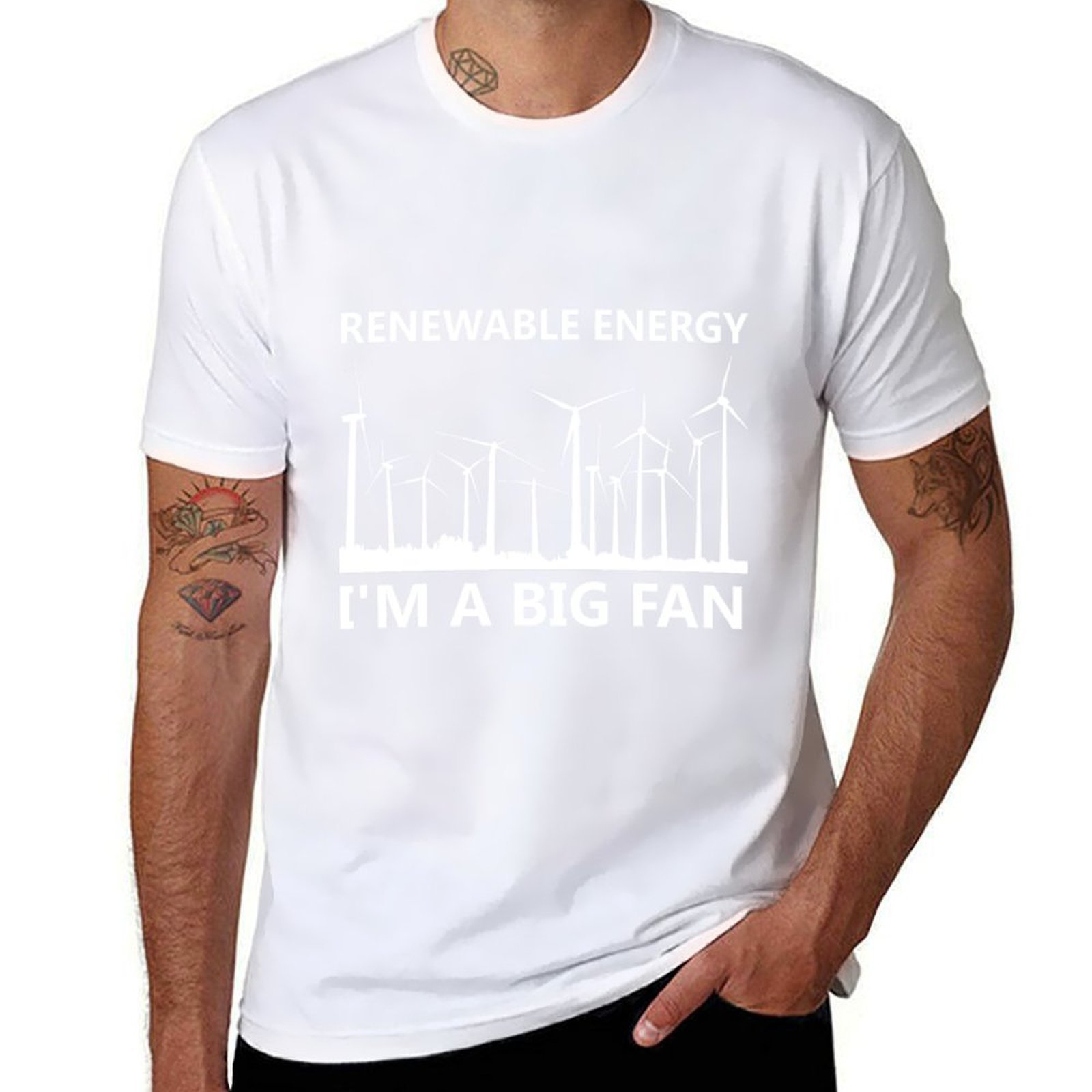 Renewable Energy Graphics - Energia odnawialna, jestem fanem turbin wiatrowych,