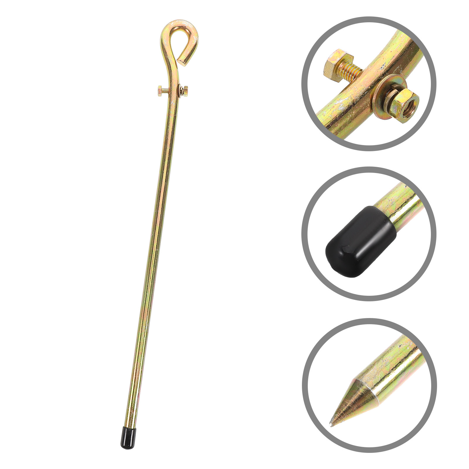 Earthing Grounding Rod - 1 zestaw przenośnego pręta uziemiającego, kompaktowy