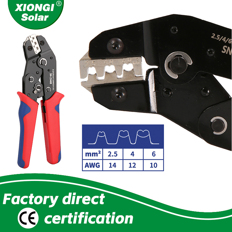 Mc4 Crimping Tool - SN-2546B Zestaw szczypiec do zaciskania przewodów