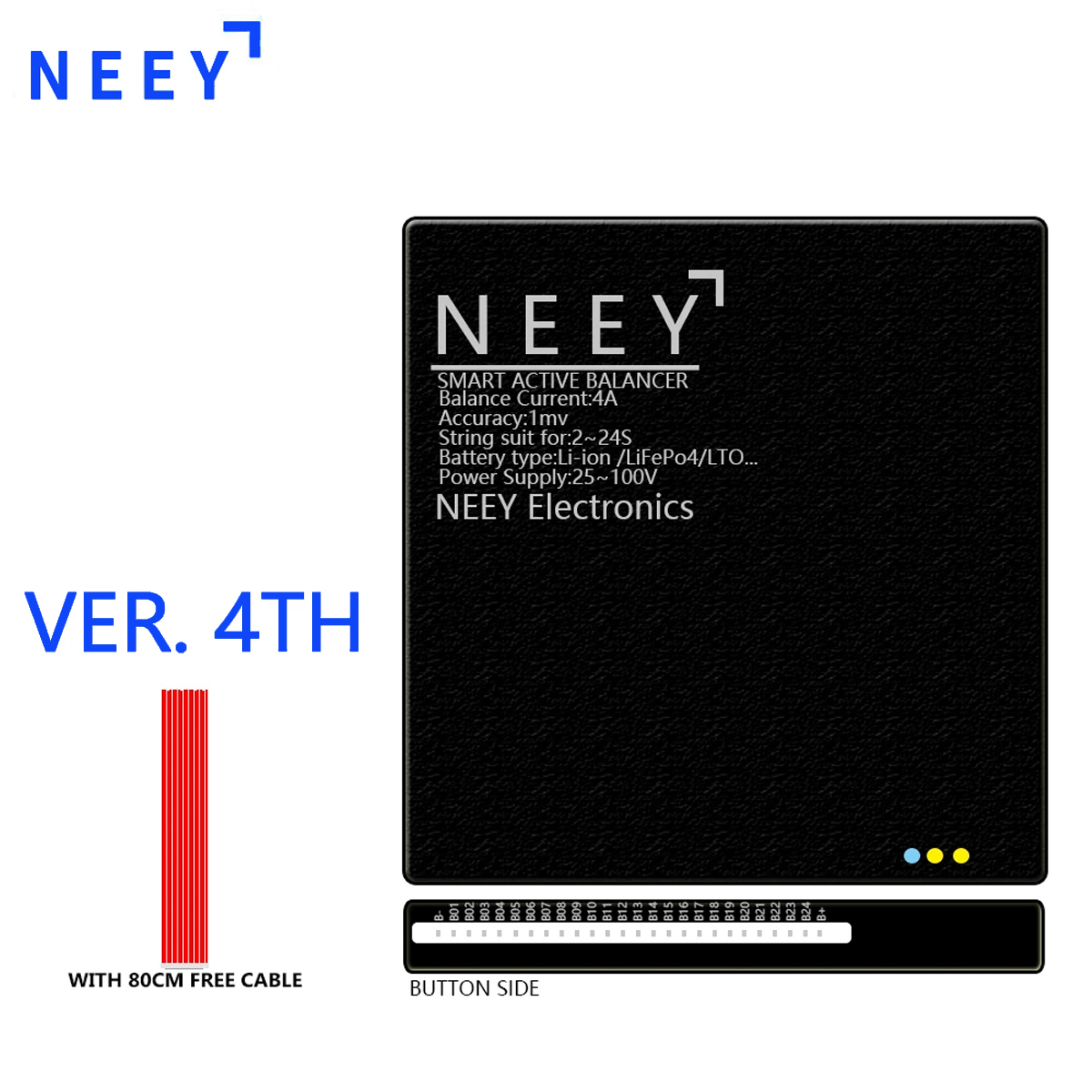 NEEY 4A Aktywny Balanser Smart – Battery Equalizer Balancer recenzja i cena