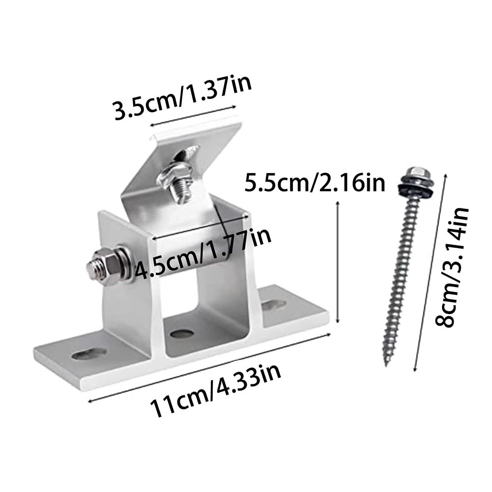 2 szt. Aluminiowe uchwyty do p – Solar Panel Tilt Mount recenzja i cena