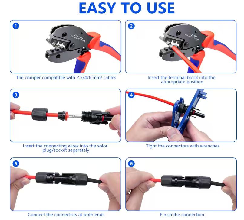Zestaw szczypiec do zaciskania – Mc4 Crimping Tool recenzja i cena