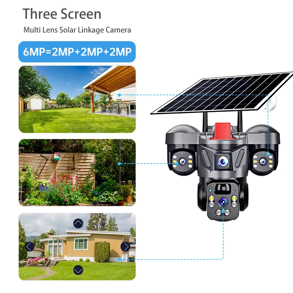 KERUI V380 Pro Zewnętrzna Kame – Solar Panel Tilt Mount recenzja i cena